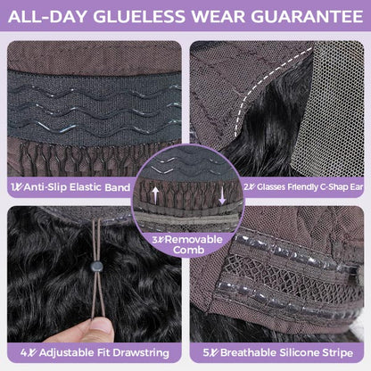 13x6 Glueless Burmese Curly Wig – Pre-Plucked Natural Hairline