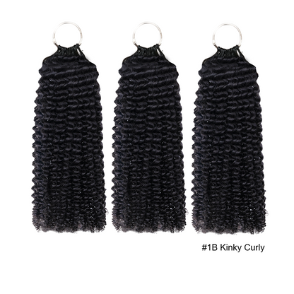 Seamless Crochet Human Hair – Natural Blend, Fast Install & Full Coverage 🤍